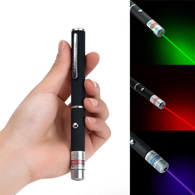 Laser Pointer | High-Power Multi-Color | Up to 1000 m Range | Copper & Aluminum Body
