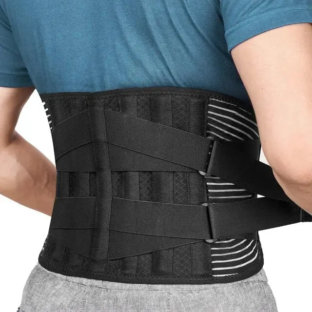 Lumbar Support Belt | 360° Stabilization | Breathable Stretch & Adjustable Straps | Pain Relief