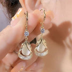 Magnetic Wellness Earrings | Ultra-Light Elegant Design | Garnet & Germanium Accents | Stress Relief