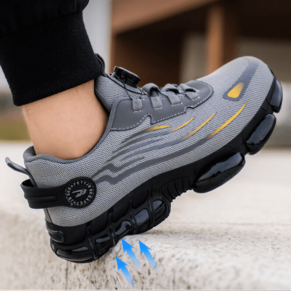 Men's Work Shoes | Orthopedic Support & Wide Toe Box | Slip-Resistant Sole | All-Day Comfort