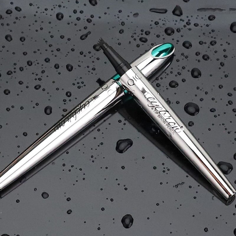 Microblading Augenbrauenstift | 4-Spitzen Präzision | Wasserfest & Langanhaltend | Natürliche Optik