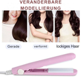Mini 2-in-1 Hair Straightener | Ceramic Plates & Gentle Heat | Compact Travel Size