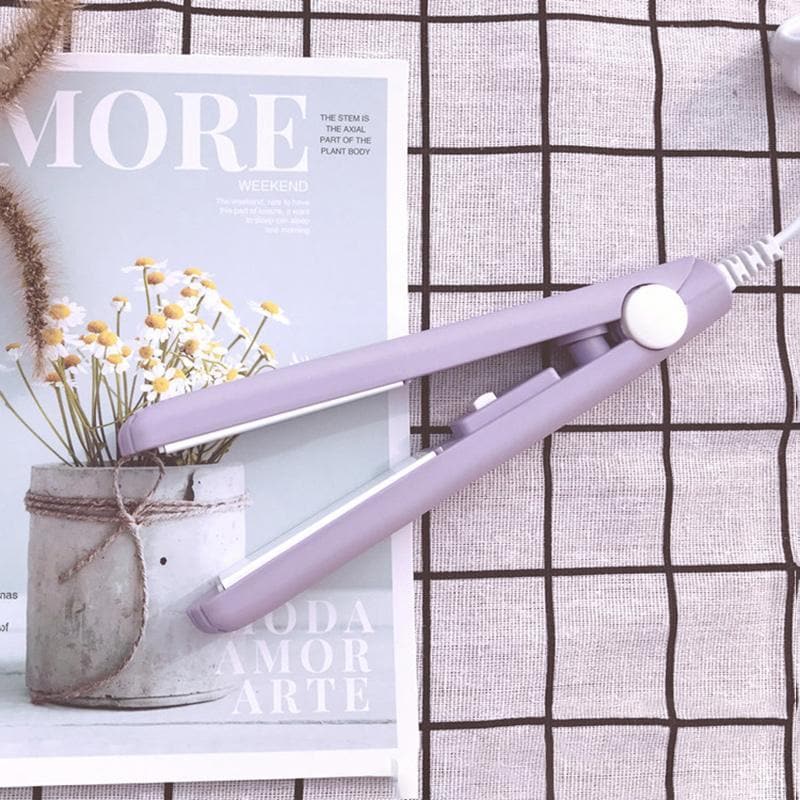 Mini 2-in-1 Hair Straightener | Ceramic Plates & Gentle Heat | Compact Travel Size
