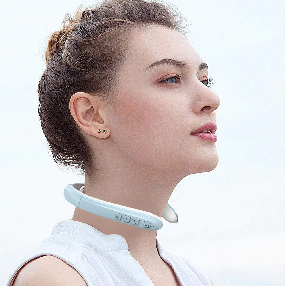 Neck & Body Massager | Ultrasound & Vibration Therapy | Wireless Rechargeable | Cellulite Reduction