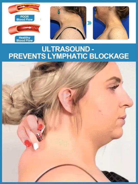 Neck & Body Massager | Ultrasound & Vibration Therapy | Wireless Rechargeable | Cellulite Reduction