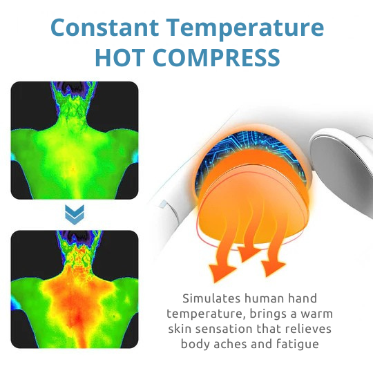 Neck & Body Massager | Ultrasound & Vibration Therapy | Wireless Rechargeable | Cellulite Reduction