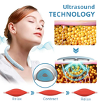 Neck & Body Massager | Ultrasound & Vibration Therapy | Wireless Rechargeable | Cellulite Reduction
