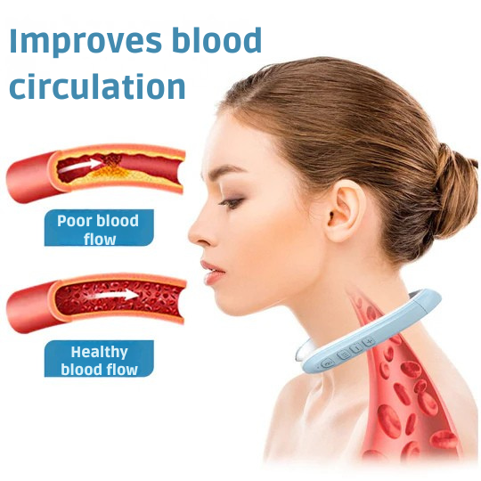 Neck & Body Massager | Ultrasound & Vibration Therapy | Wireless Rechargeable | Cellulite Reduction