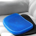 Orthopedic Gel Seat Cushion | Breathable Honeycomb Structure | Pressure Relief Comfort