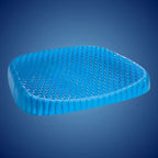 Orthopedic Gel Seat Cushion | Breathable Honeycomb Structure | Pressure Relief Comfort