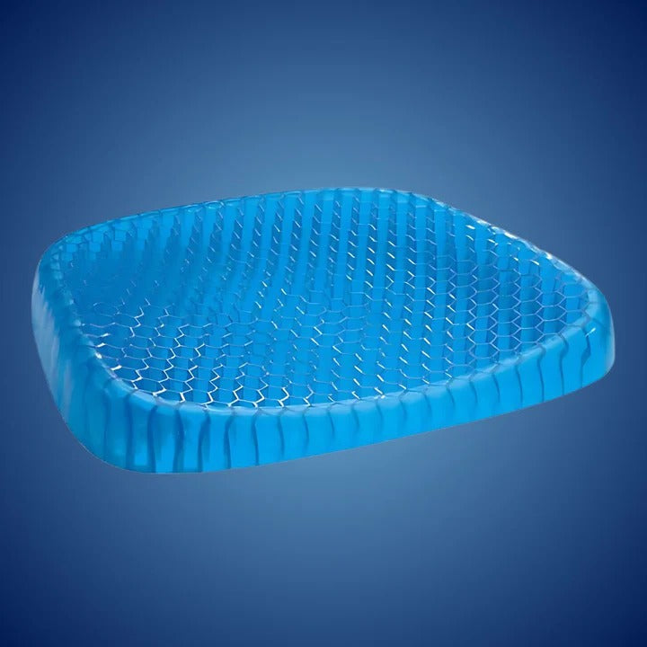 Orthopedic Gel Seat Cushion | Breathable Honeycomb Structure | Pressure Relief Comfort