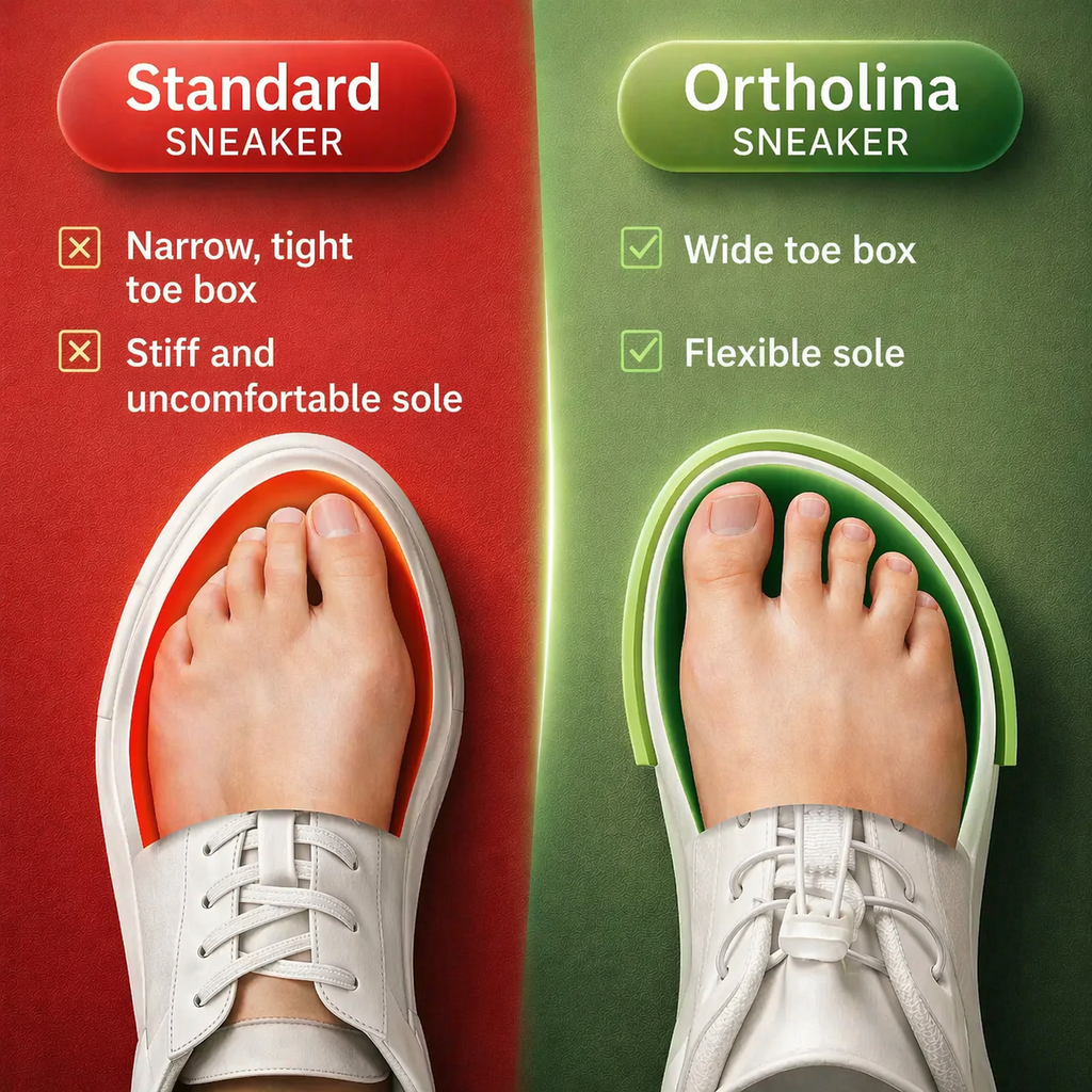 Orthopedic Sneakers | Wide Toe Box & Gel Cushioning | Breathable Mesh Upper | Comfortable Fit