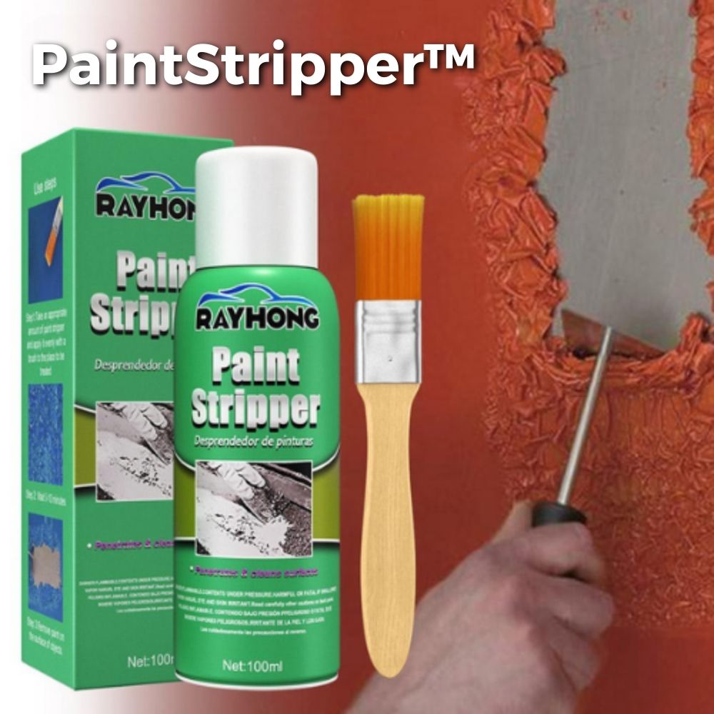 Paint Remover | Removes Old Paint in 10 Minutes | For Wood, Metal & Car Parts | No Sanding Required