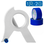Painter's Tape Applicator | Precision Roller Guide | Integrated Cutter for Walls & Trims