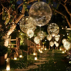 Party LED Balloon Set | Warm White LED Glow | Battery Operated | 10-Pack