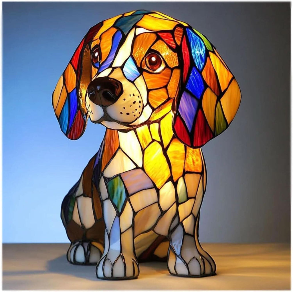 Pet Night Light | Artistic Pet Design | Warm LED & USB Powered with Switch | 15 cm