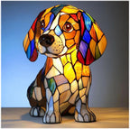 Pet Night Light | Artistic Pet Design | Warm LED & USB Powered with Switch | 15 cm