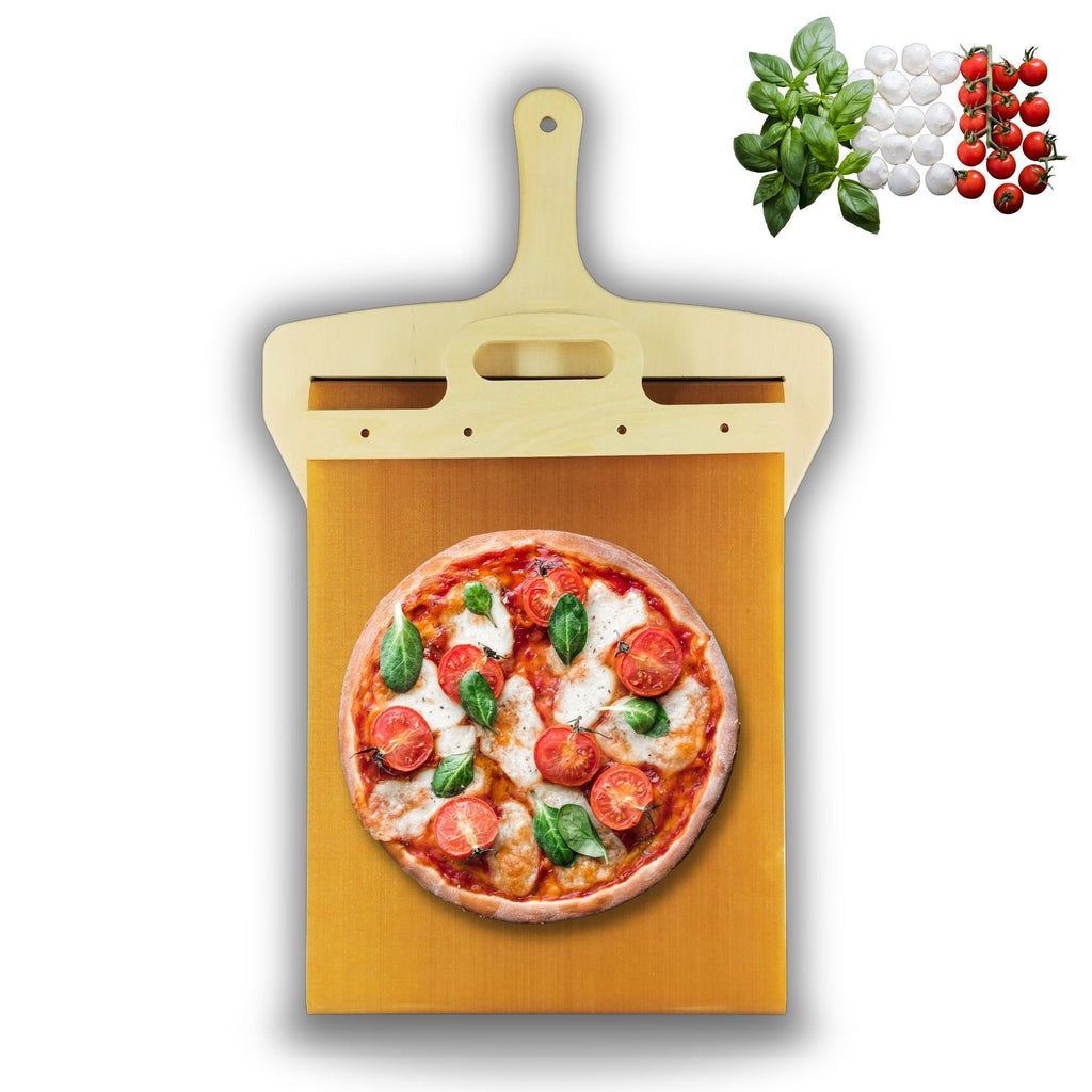 Pizza Peel | Sliding Mechanism | Food-Safe & Dishwasher Safe | 58 x 30 cm