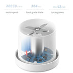 Portable Mini Blender | USB Rechargeable | 4-Blade Stainless Steel | For Smoothies & Shakes