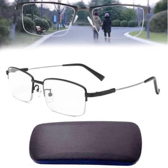 Progressive Glasses | Multifocal for Near-Far | Anti-Reflective & UV | Reduced Eye Strain
