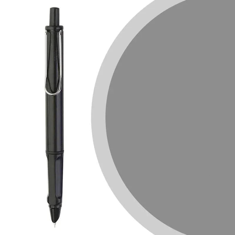 Retractable Fountain Pen | Click Mechanism & Smooth Writing | Fine Metal Nib