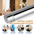 Self-Adhesive Mirror Film | Shatterproof & Cut-to-Size | Crystal-Clear Finish | Child-Safe