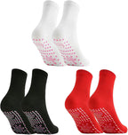 Self-Heating Socks | Integrated Massage Points | Textured Non-Slip Sole | Promotes Circulation