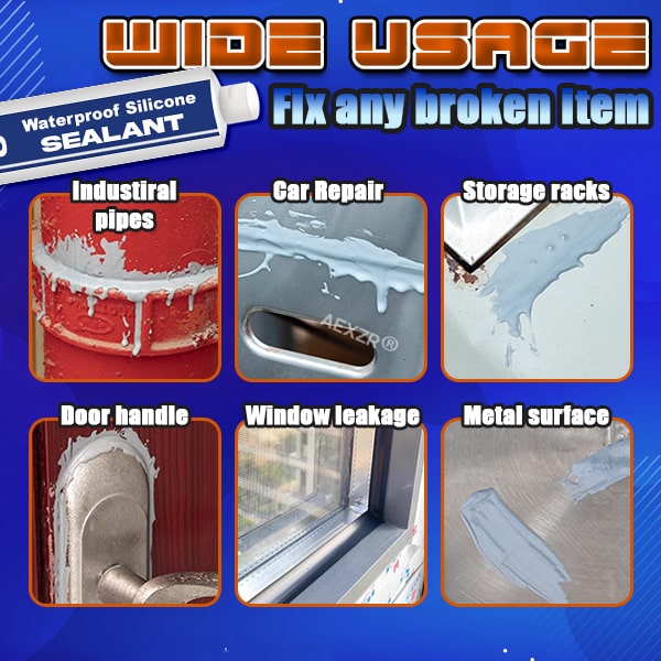 Silicone Sealant | Waterproof & Weather-Resistant | Flexible & Fast-Curing | Indoor & Outdoor Use