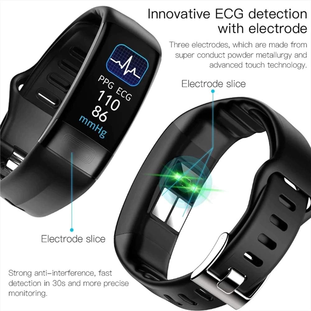 Smartwatch | Blood Pressure, ECG & Heart Rate Monitoring | 7-Day Battery Life