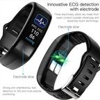 Smartwatch | Blood Pressure, ECG & Heart Rate Monitoring | 7-Day Battery Life