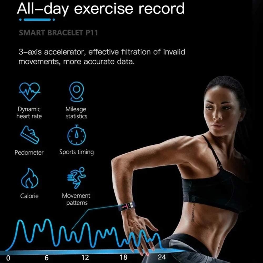 Smartwatch | Blood Pressure, ECG & Heart Rate Monitoring | 7-Day Battery Life