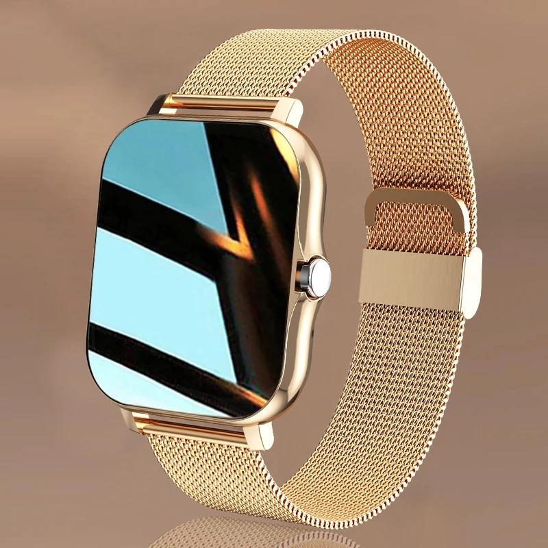 Smartwatch | Gesundheits- & Fitnesstracking | Edelstahl- & Silikonbänder | Lange Akkulaufzeit