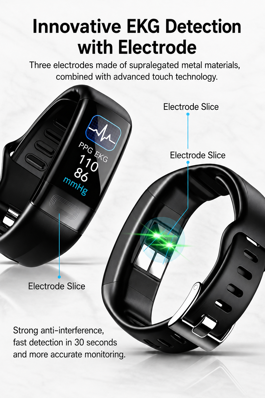 Smartwatch | Health Monitoring | ECG, Blood Pressure & Sleep Tracking | Long Battery Life