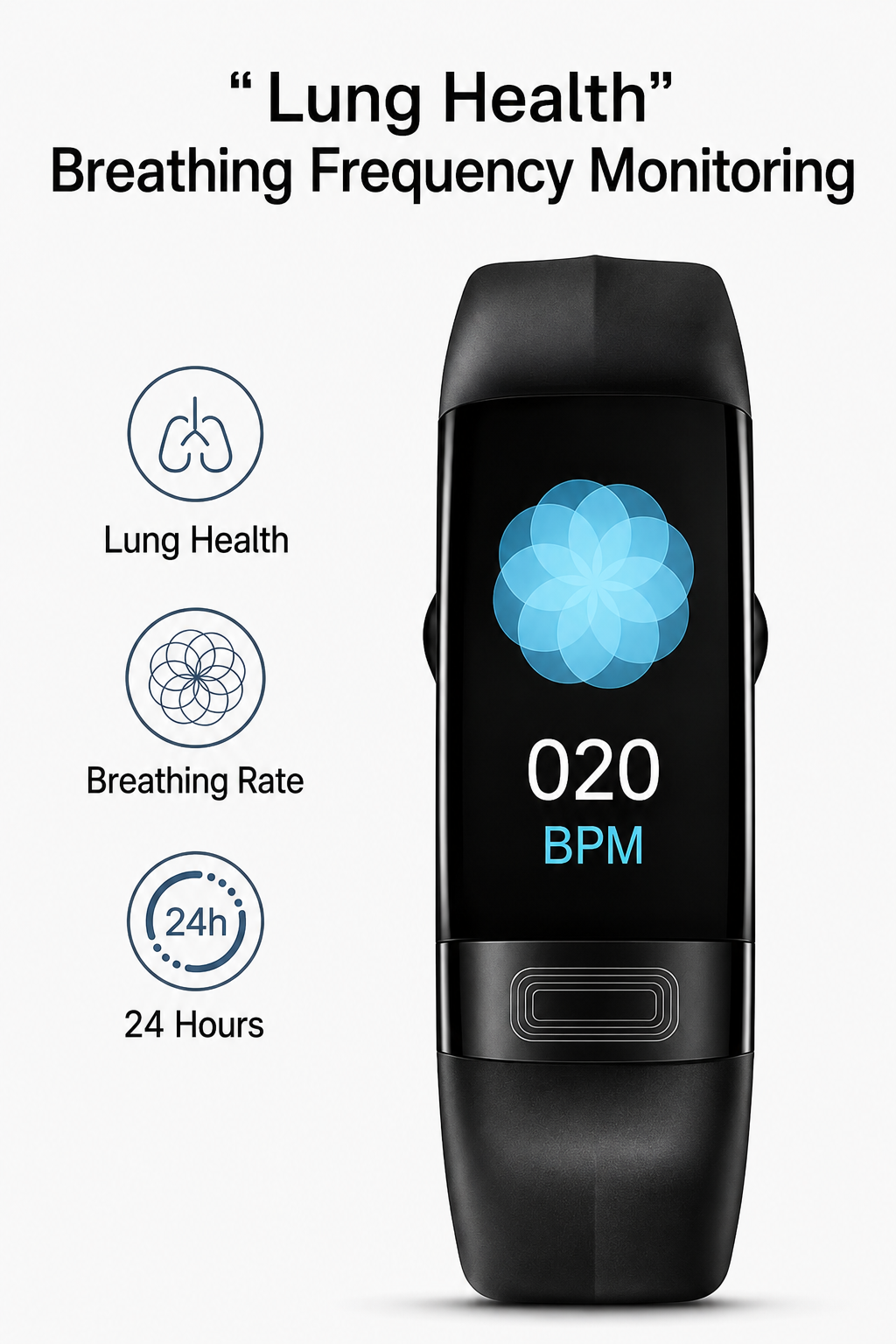 Smartwatch | Health Monitoring | ECG, Blood Pressure & Sleep Tracking | Long Battery Life