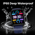 Smartwatch | SOS Emergency Alarm & Fall Detection | Heart Rate & Oxygen Tracking