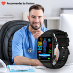 Smartwatch | SOS Emergency Alarm & Fall Detection | Heart Rate & Oxygen Tracking