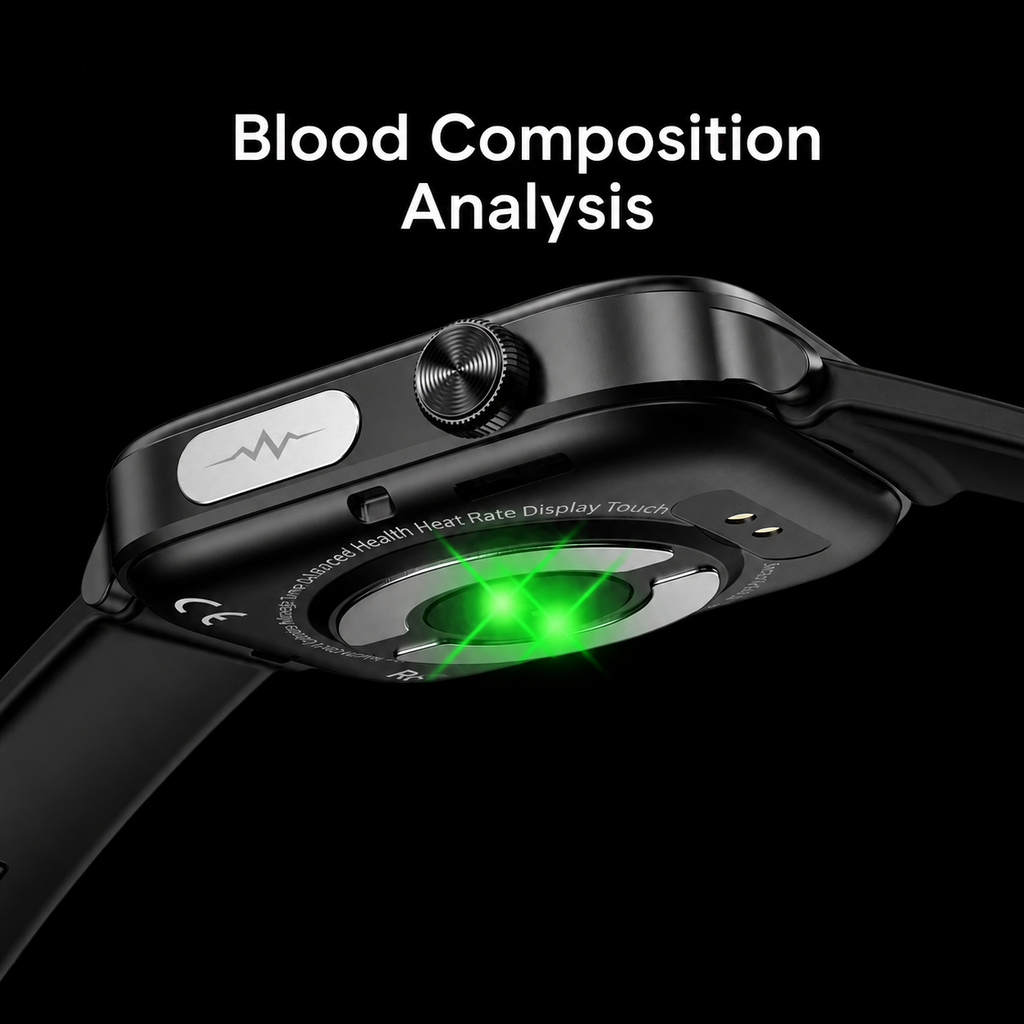 Smartwatch | SOS Emergency Alarm & Fall Detection | Heart Rate & Oxygen Tracking