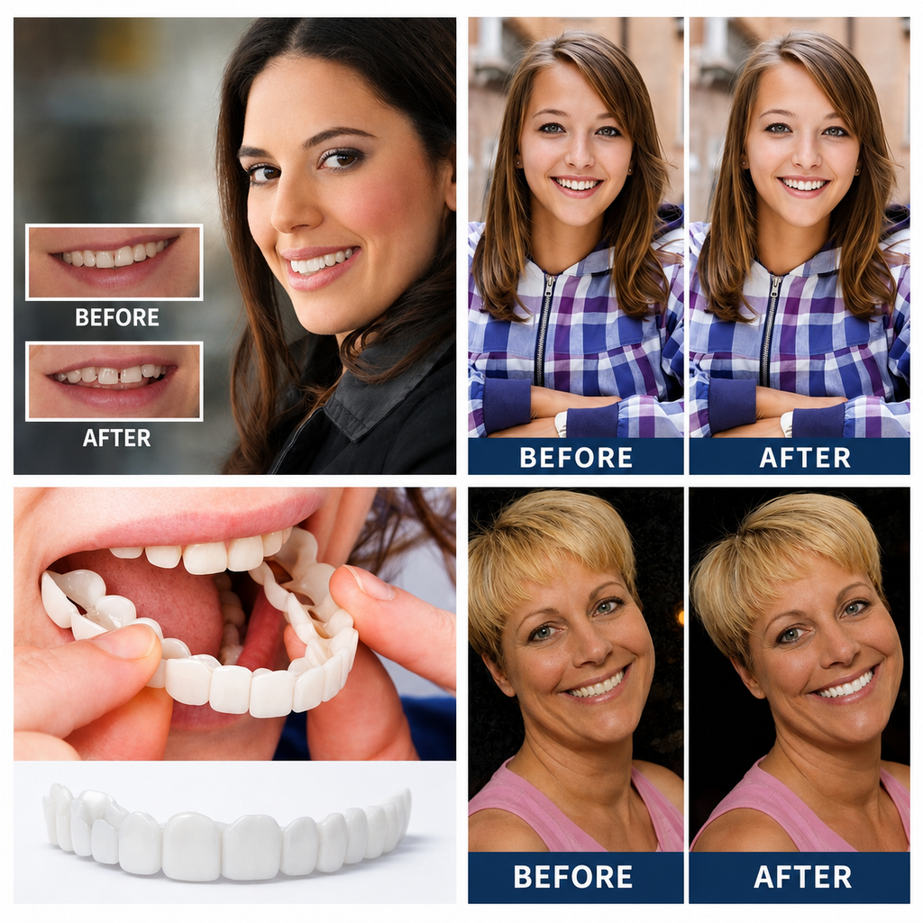 Snap-On Denture | Adjustable Fit | Natural-Looking Smile