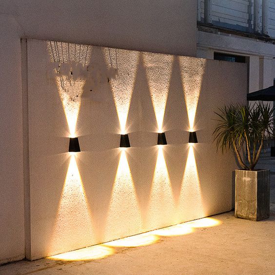 Solar Wall Light | Wireless & Automatic | Warm Up-and-Down LED | Weatherproof & Durable
