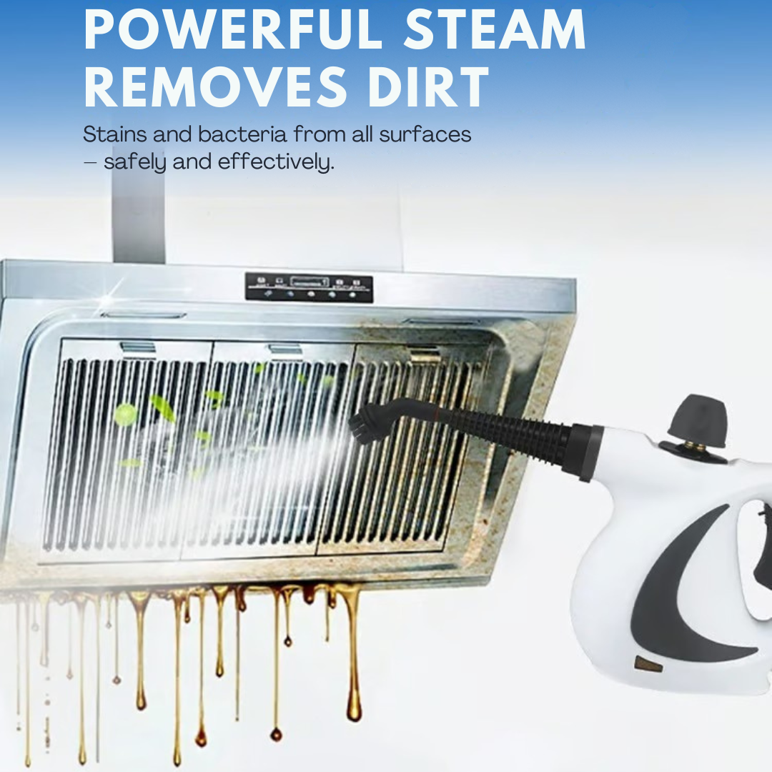 Steam Cleaner | High-Temperature Steam Cleaning | Multiple Attachments | Chemical-Free Operation