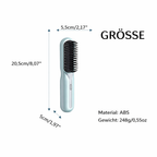 Straightening Brush | Cordless Rechargeable | Quick Styling | Travel-Friendly