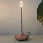 Table Lamp | Scandinavian Touch Dimmable Ambient Light | Brushed Aluminum | Wireless