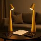 Table Lamp | Wireless Dimmable LED | Metal Housing & Rechargeable Battery | Up to 20-Hour Runtime