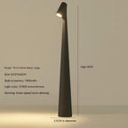 Table Lamp | Wireless Dimmable LED | Metal Housing & Rechargeable Battery | Up to 20-Hour Runtime