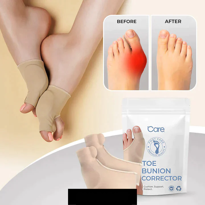 Toe Corrector | Orthopedic Realignment | Breathable Textile & Silicone Gel | Pressure Relief