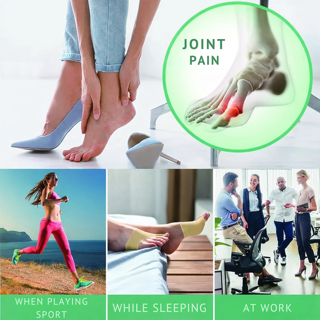 Toe Corrector | Orthopedic Realignment | Breathable Textile & Silicone Gel | Pressure Relief