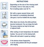 Tooth Repair Kit | Instant Tooth Filler | Natural Tooth-Colored Resin | Temporary Cosmetic Repair