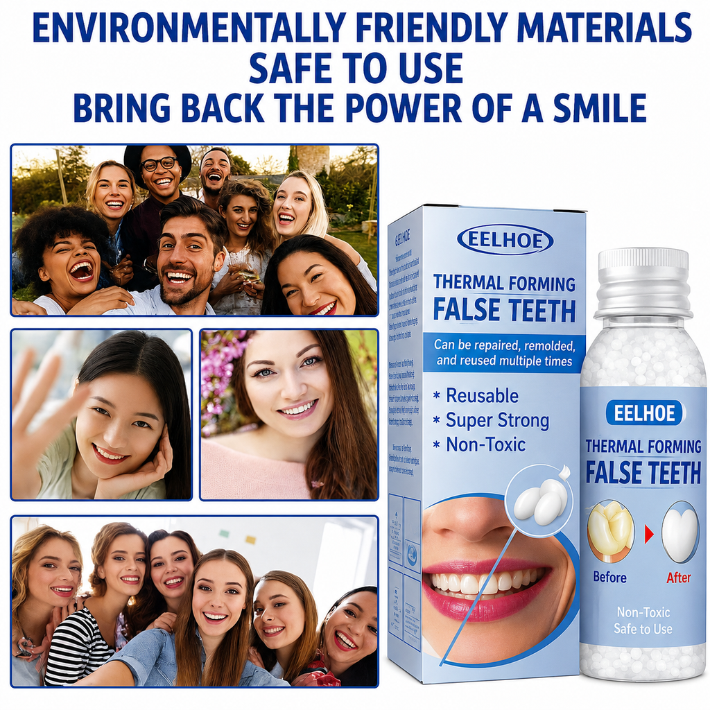 Tooth Repair Kit | Instant Tooth Filler | Natural Tooth-Colored Resin | Temporary Cosmetic Repair