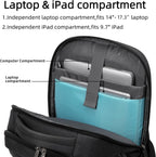 Travel Laptop Backpack | Anti-Theft Design | USB Charging Port | Water-Resistant Polyester