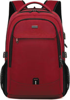 Travel Laptop Backpack | Anti-Theft Design | USB Charging Port | Water-Resistant Polyester